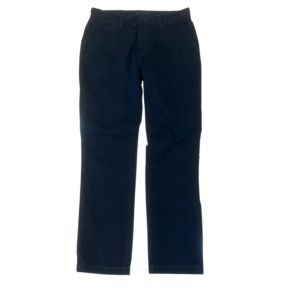 Taylor Stitch Foundation Pant Mens 32x30 Slim Black Organic Cotton Minimalist